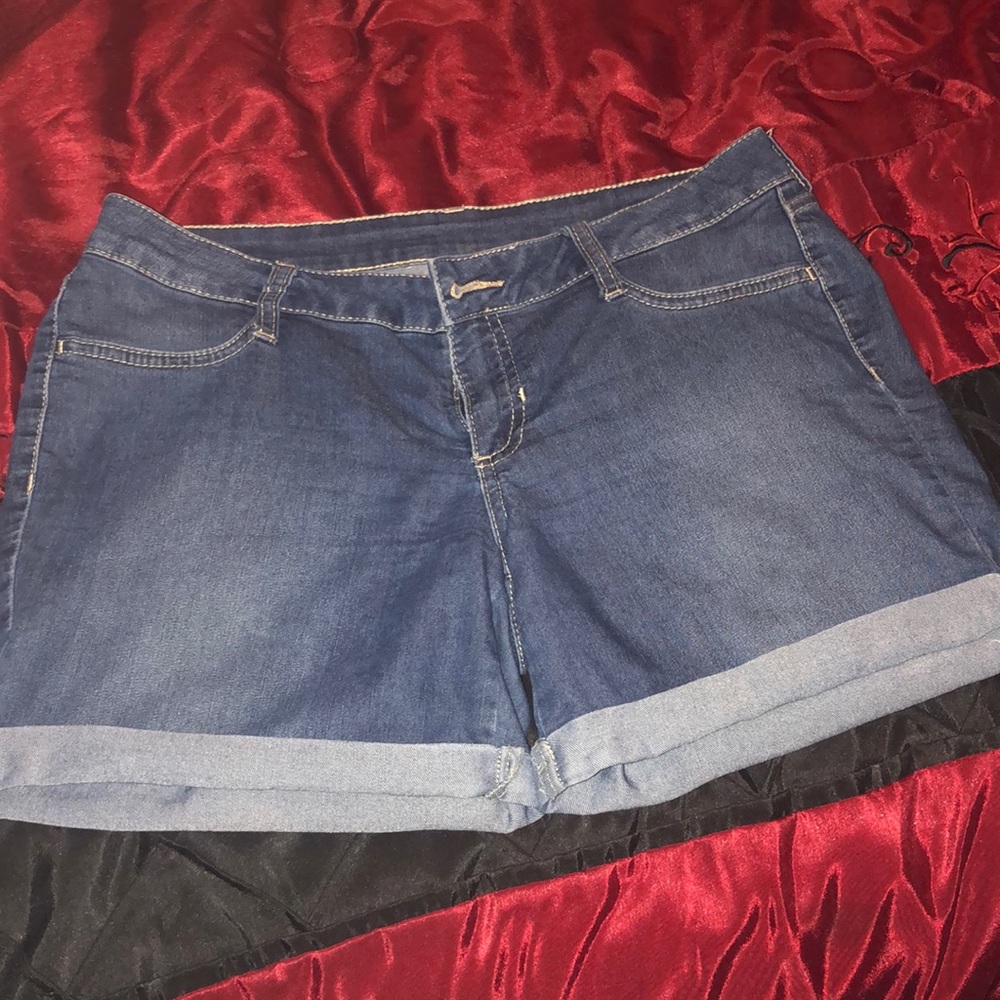 Denim shorts